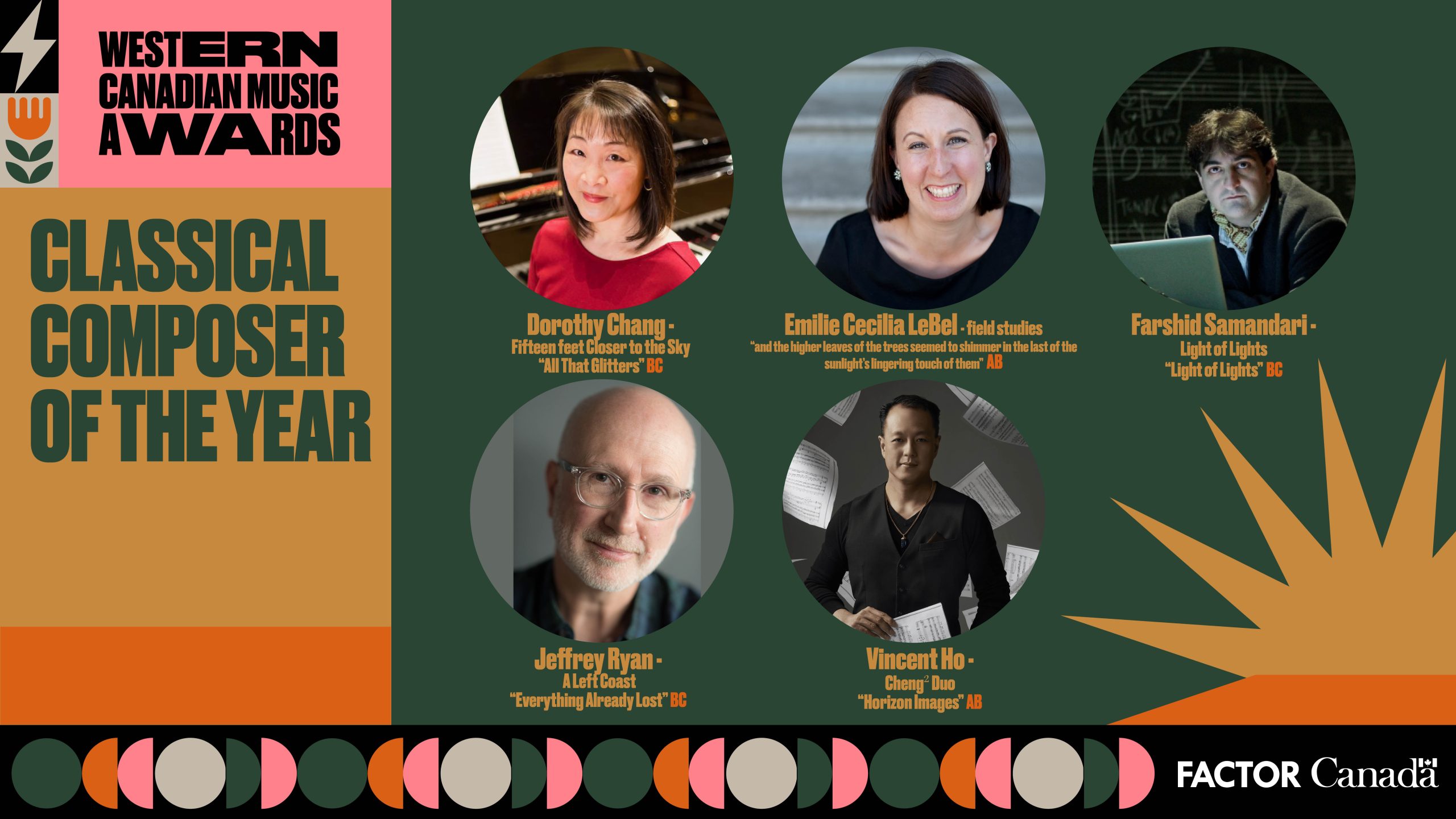 Congratulations to all CMC Associate Composers and Centrediscs artists  nominated for 2024 WCMAs! - Canadian Music Centre