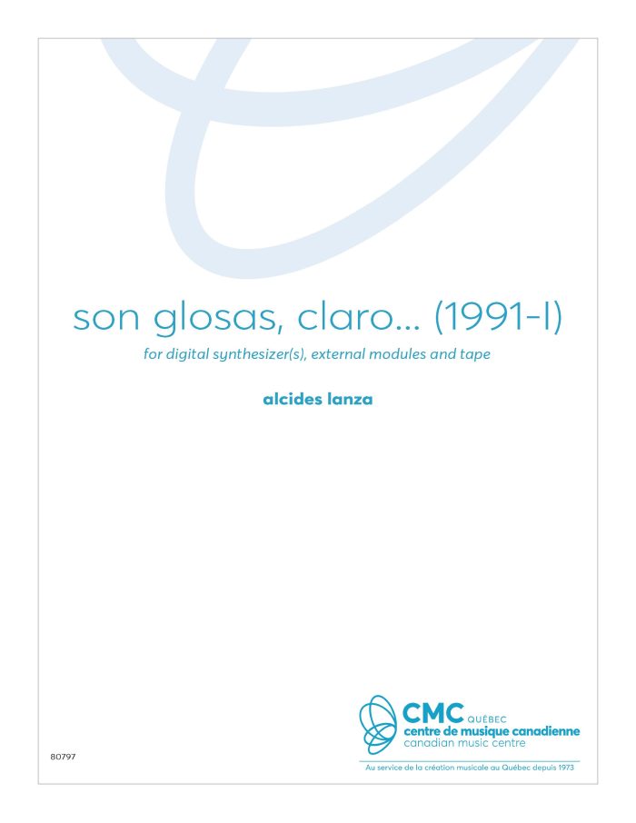 son glosas, claro... (1991-I)